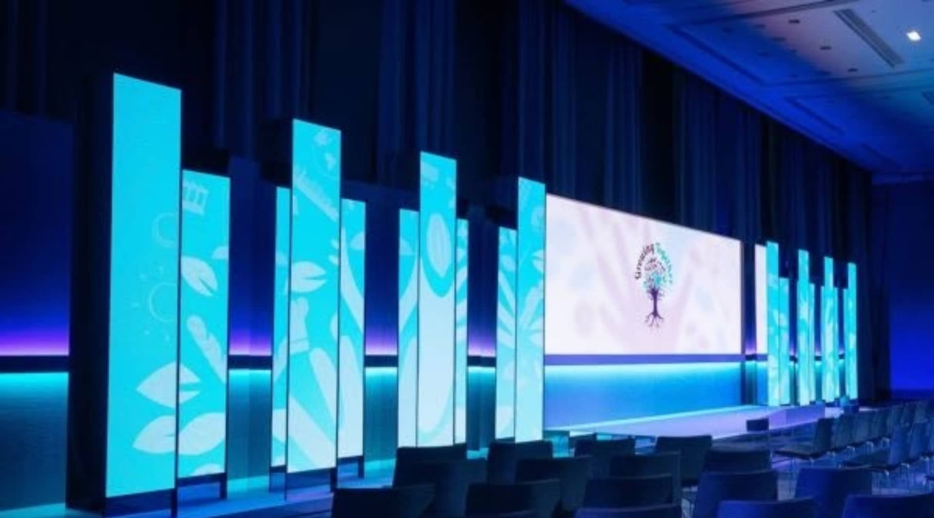 Écrans LED modulaires pour projection événementielle