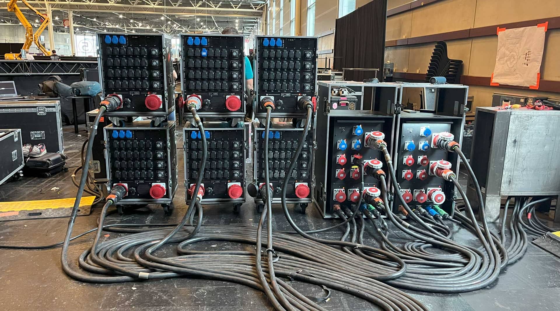 Distribution électrique pour événements - Groupes électrogènes professionnels