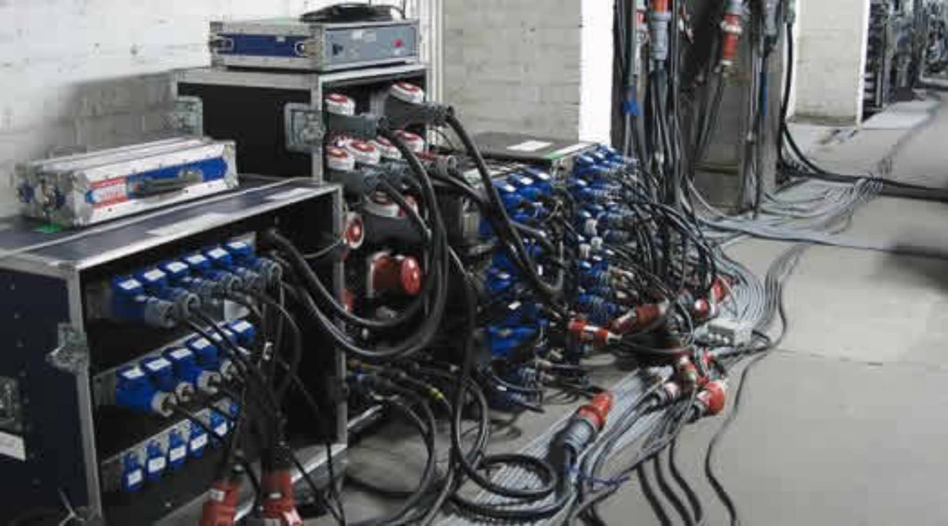 Distribution électrique pour événements - Câblage sécurisé